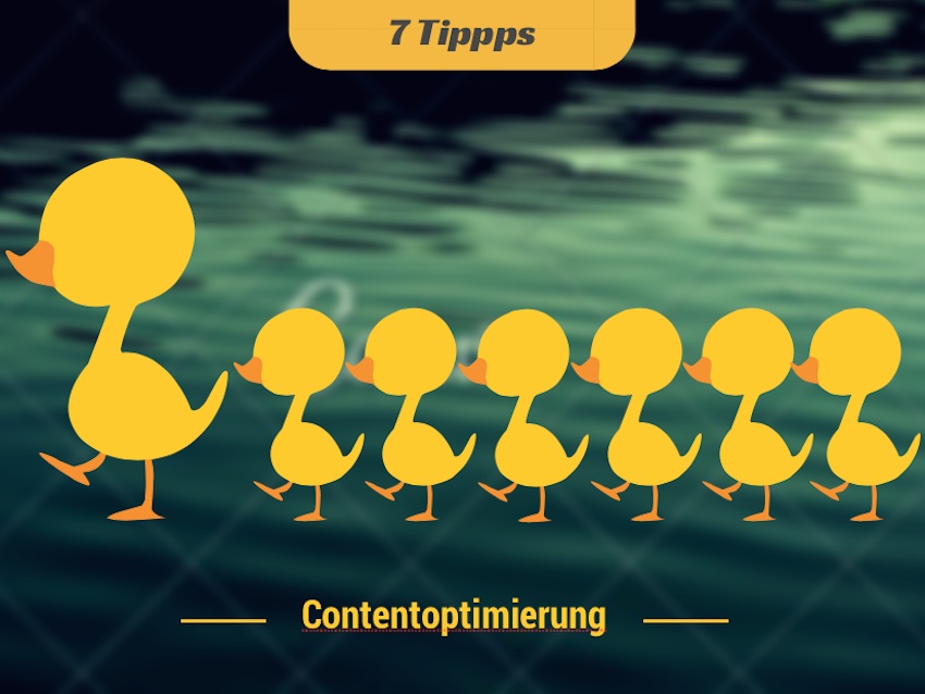 7 Tipps zur Contentoptimierung