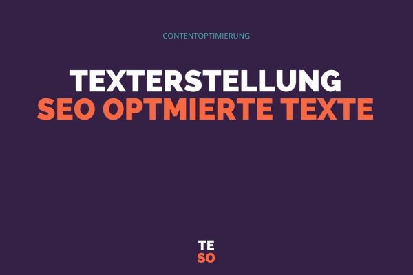 Texterstellung SEO optimierte Texte