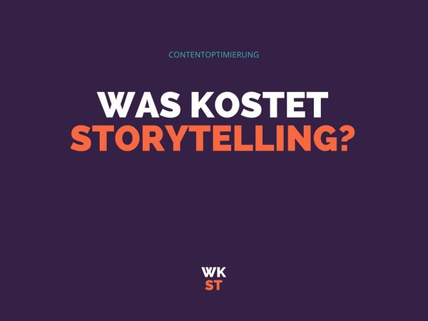 Was kostet Storytelling