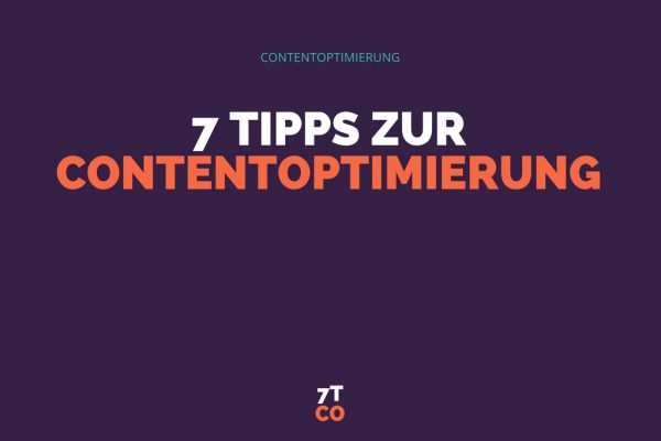 CONTENTOPTIMIERUNG