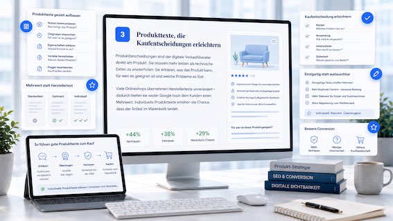 Produkttexte, die Kaufentscheidungen erleichtern